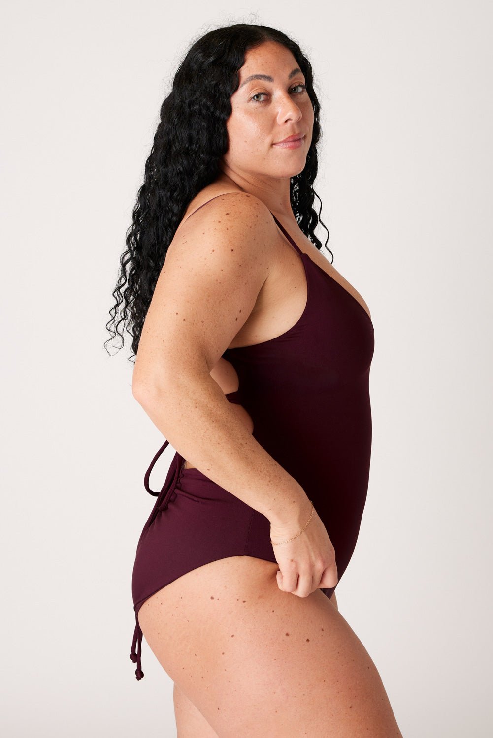 The Corset One Piece - Dark Cherry