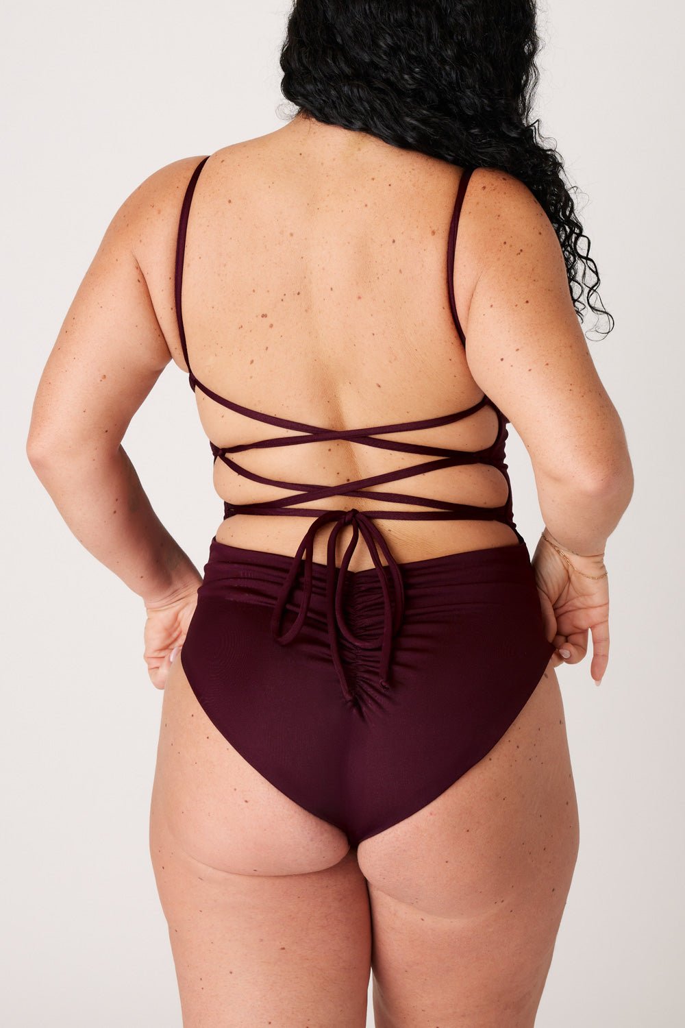 The Corset One Piece - Dark Cherry