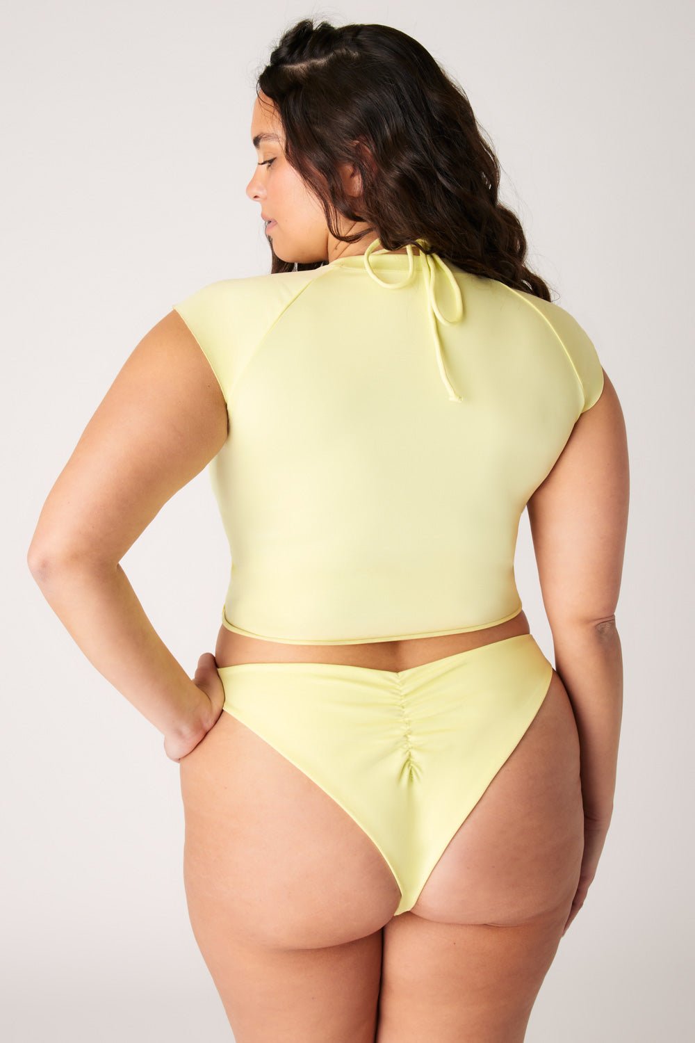 The Short Sleeve Surf Top - Butter Yellow