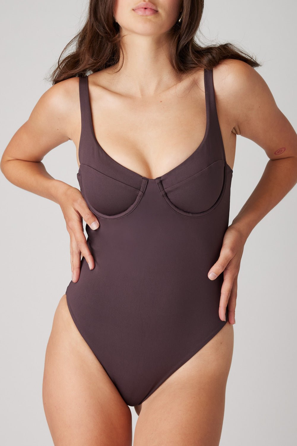 The Riviera Underwire One Piece - Cocoa