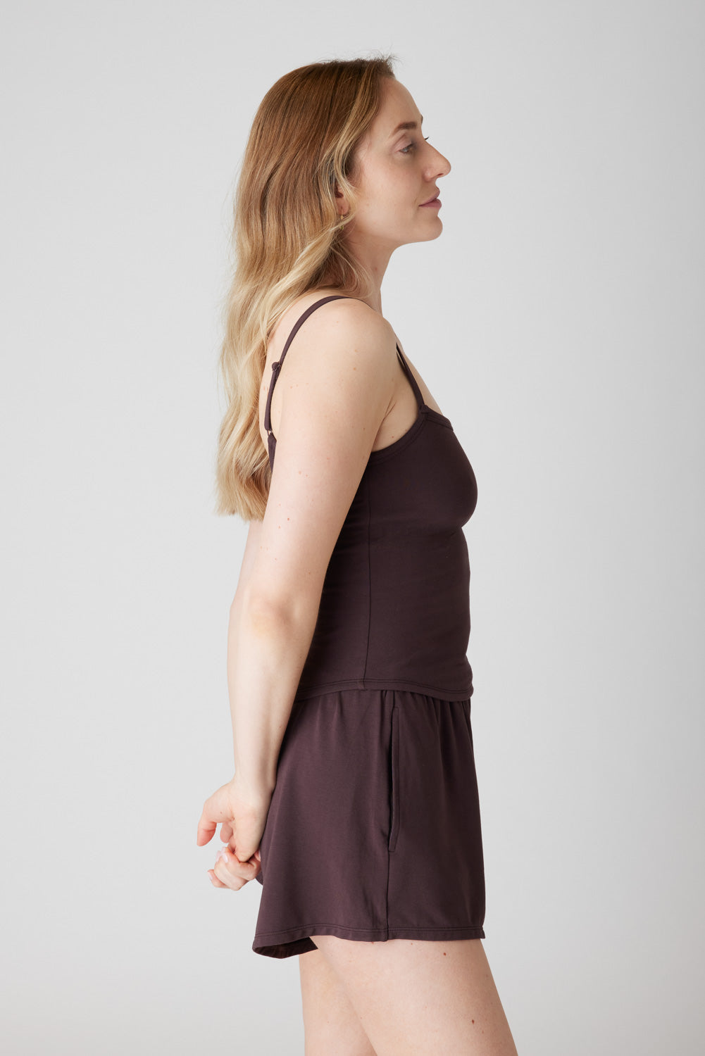 The Cool-Comf Cami Tank - Cocoa