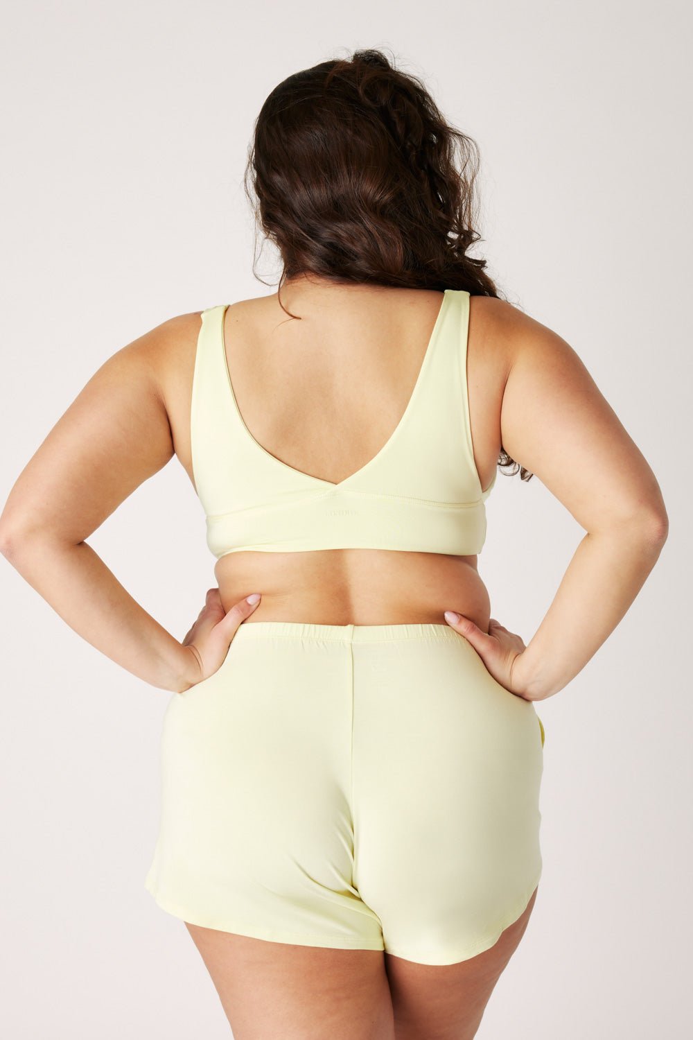The Cool-Comf Longline Bra - Butter Yellow