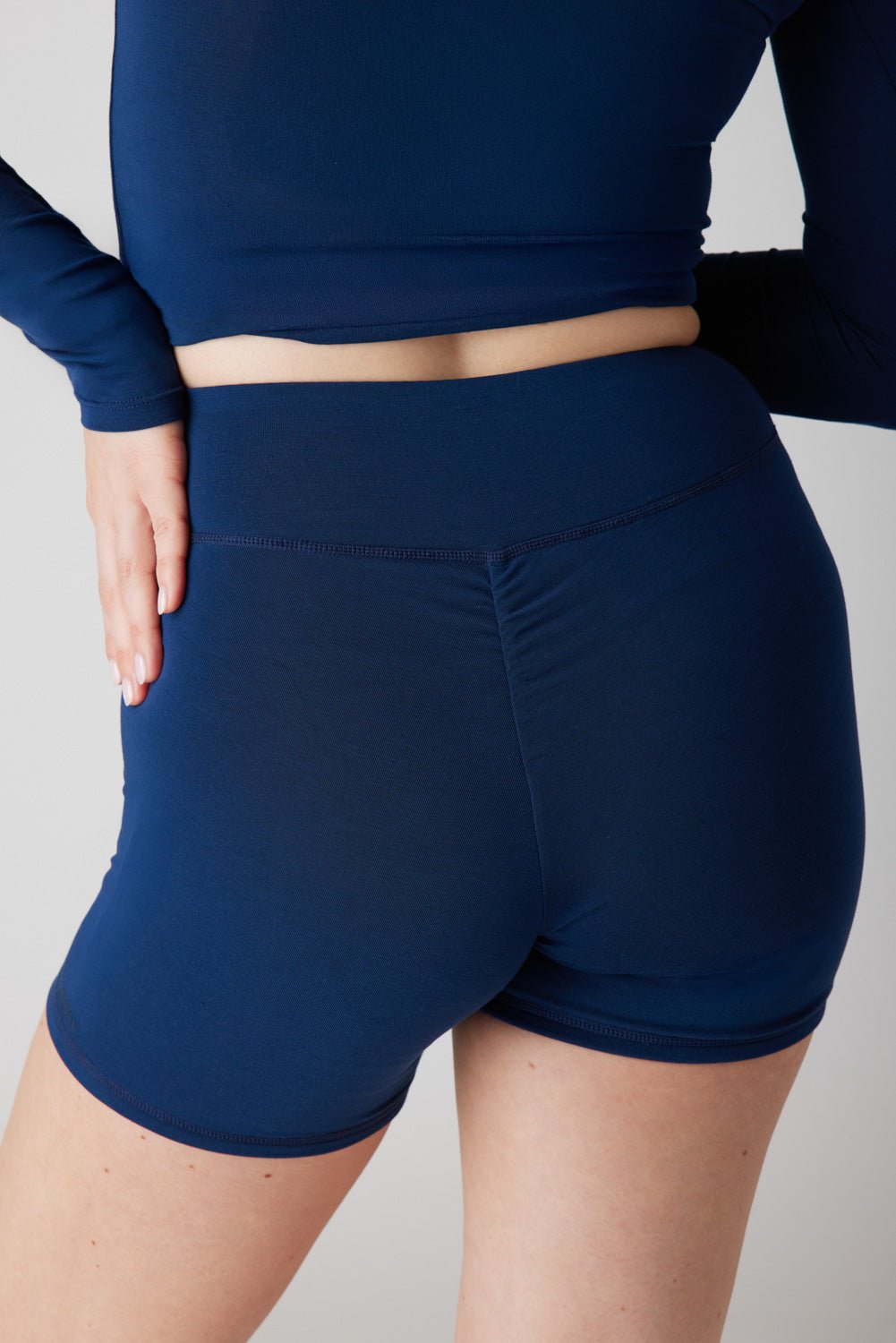The Cool-Comf Scrunch Boxer Shorts - Soft Navy