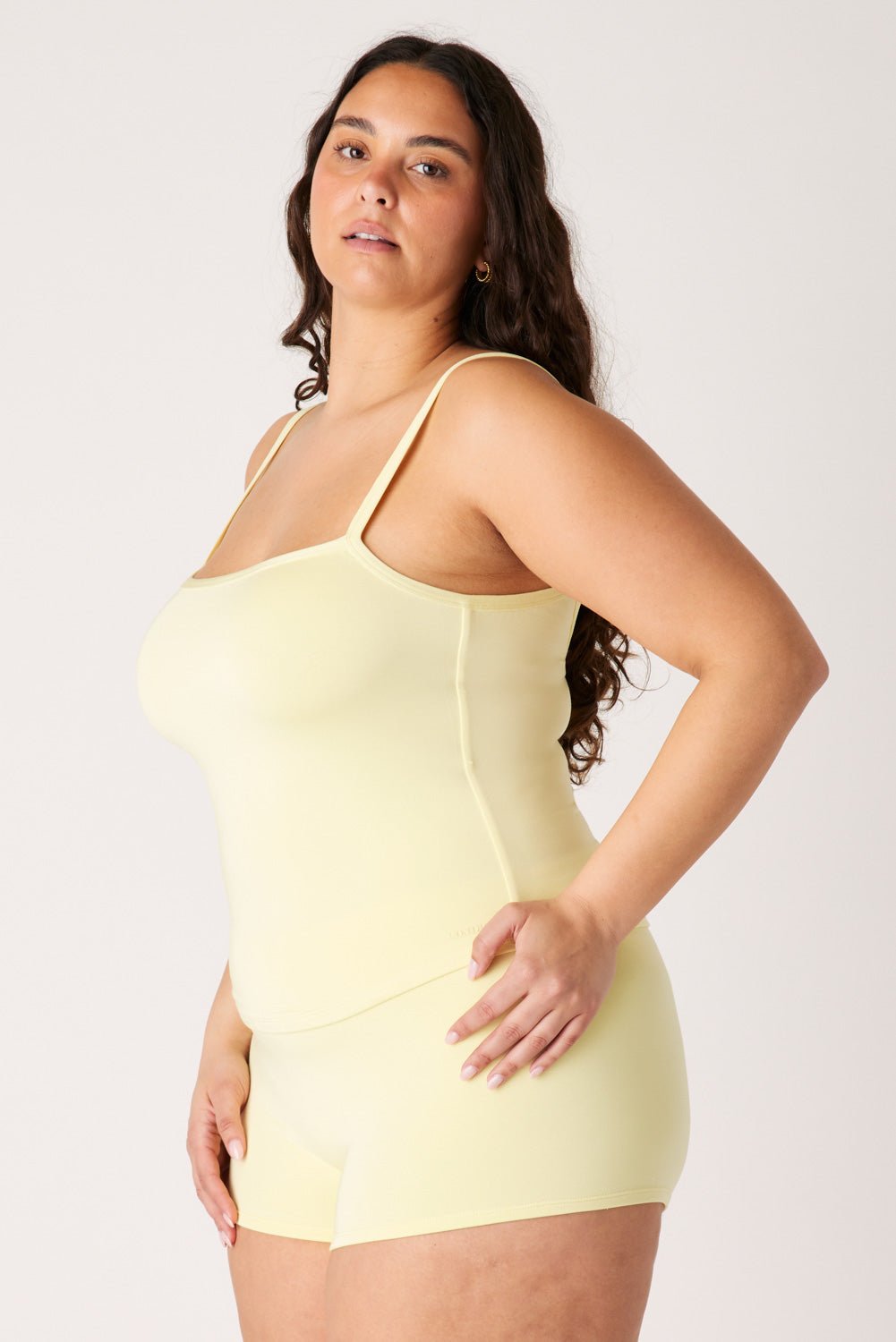 The Cool-Comf Cami Tank - Butter Yellow