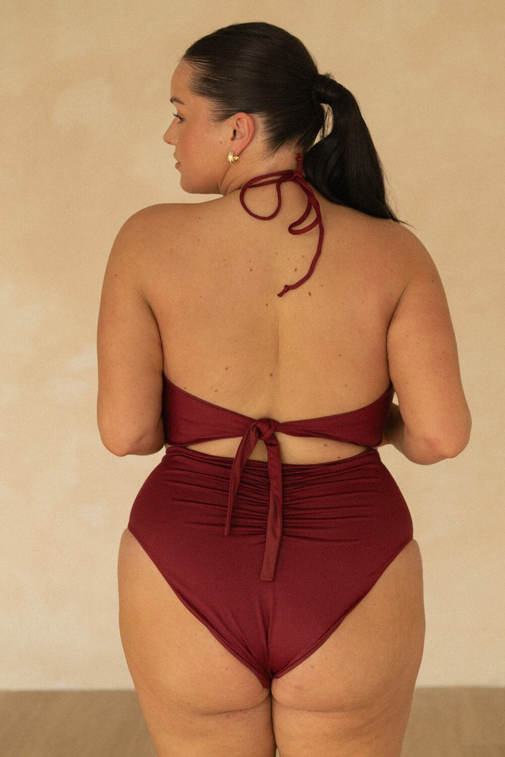 The Tied Up Top - Pomegranate