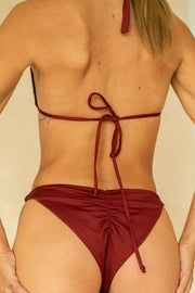 [Danielle is 5'8 and wears size S]#color_pomegranate