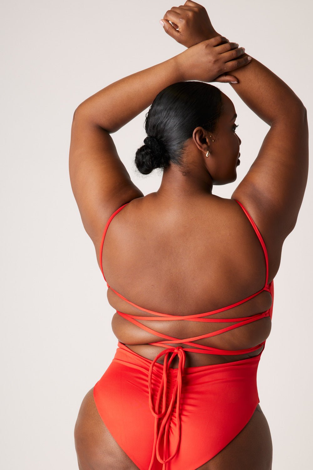 The Corset One Piece - Fiesta Red