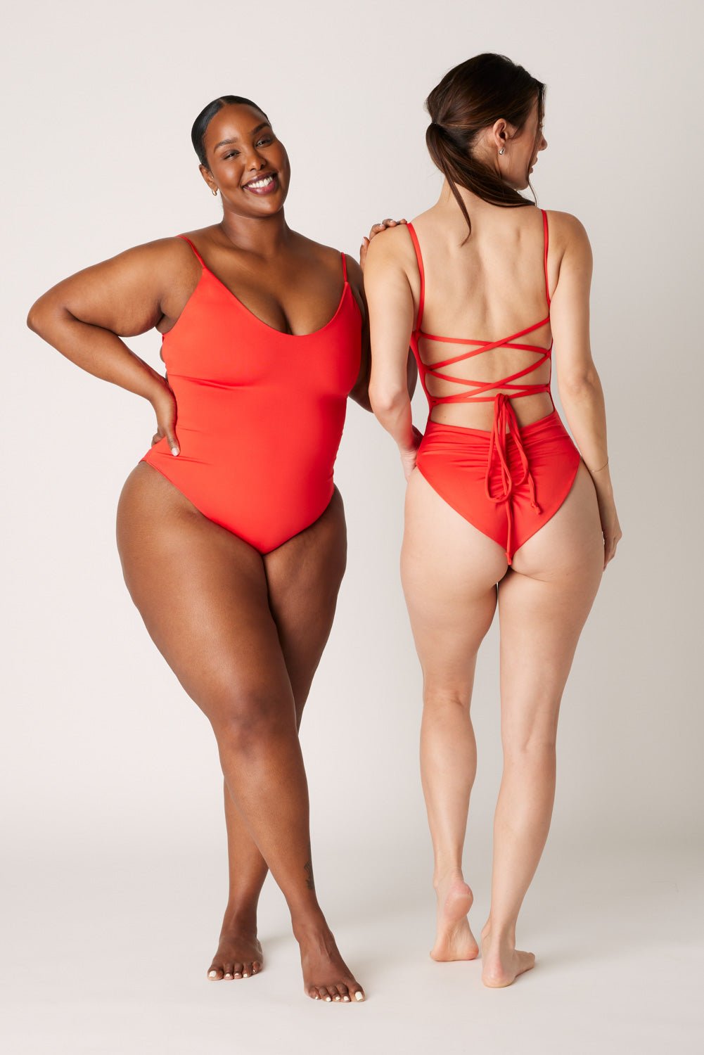 The Corset One Piece - Fiesta Red