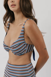 The Riviera Underwire Top - Boat Day Stripe