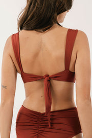 The Sweetheart Underwire Top - Mallorca Red