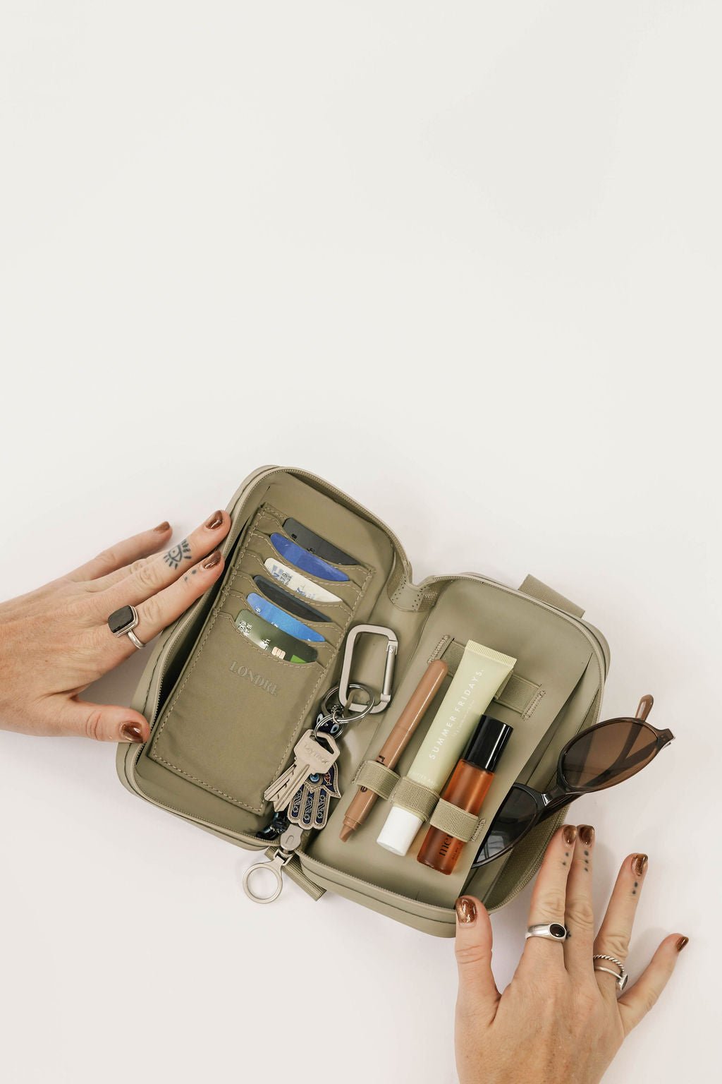 The Orea Waterproof Belt Bag - Olive Taupe