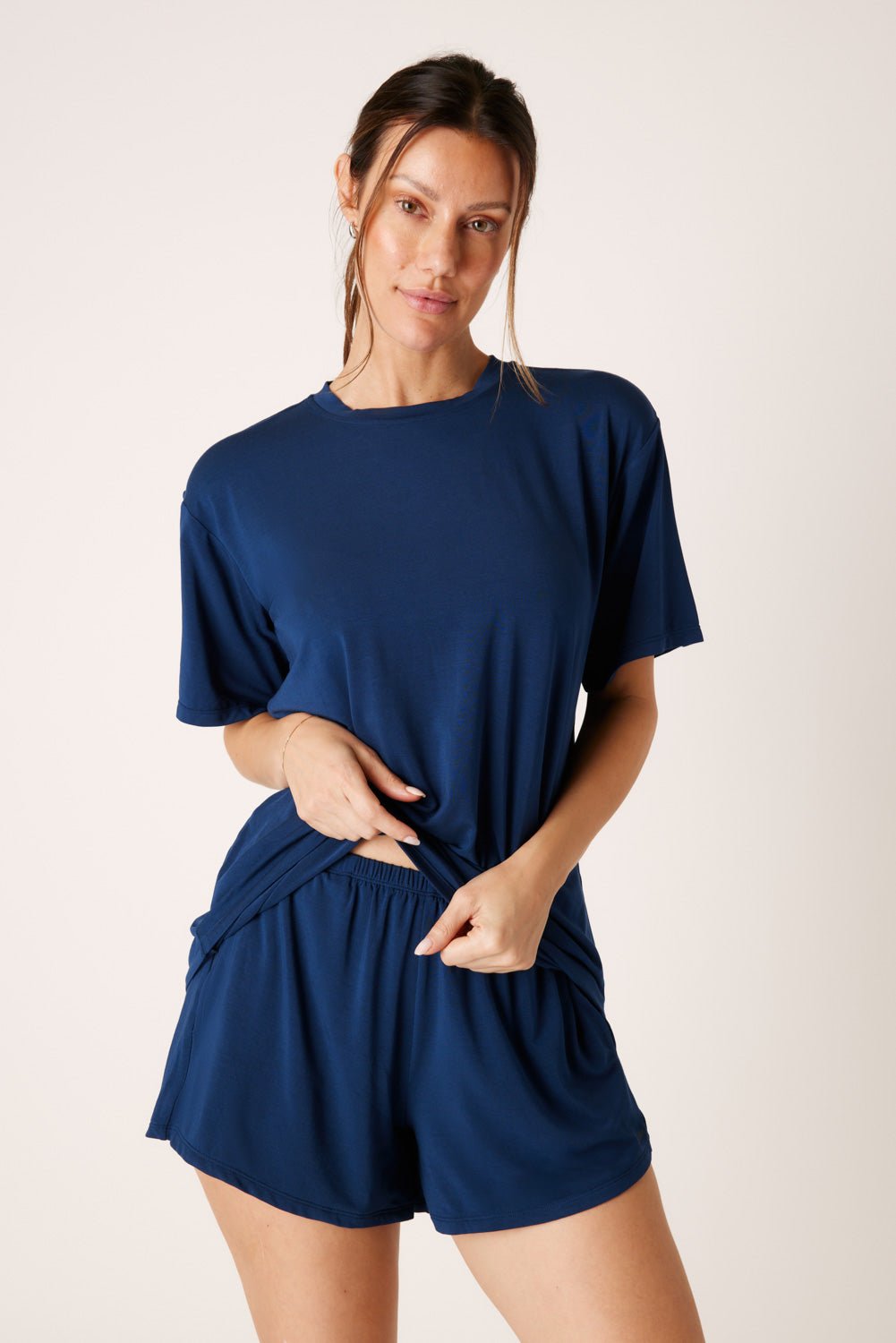 The Cool-Comf Lounge T-Shirt - Soft Navy