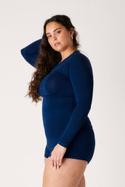 [Isabella is 5'10 and wears size XL]#color_soft-navy