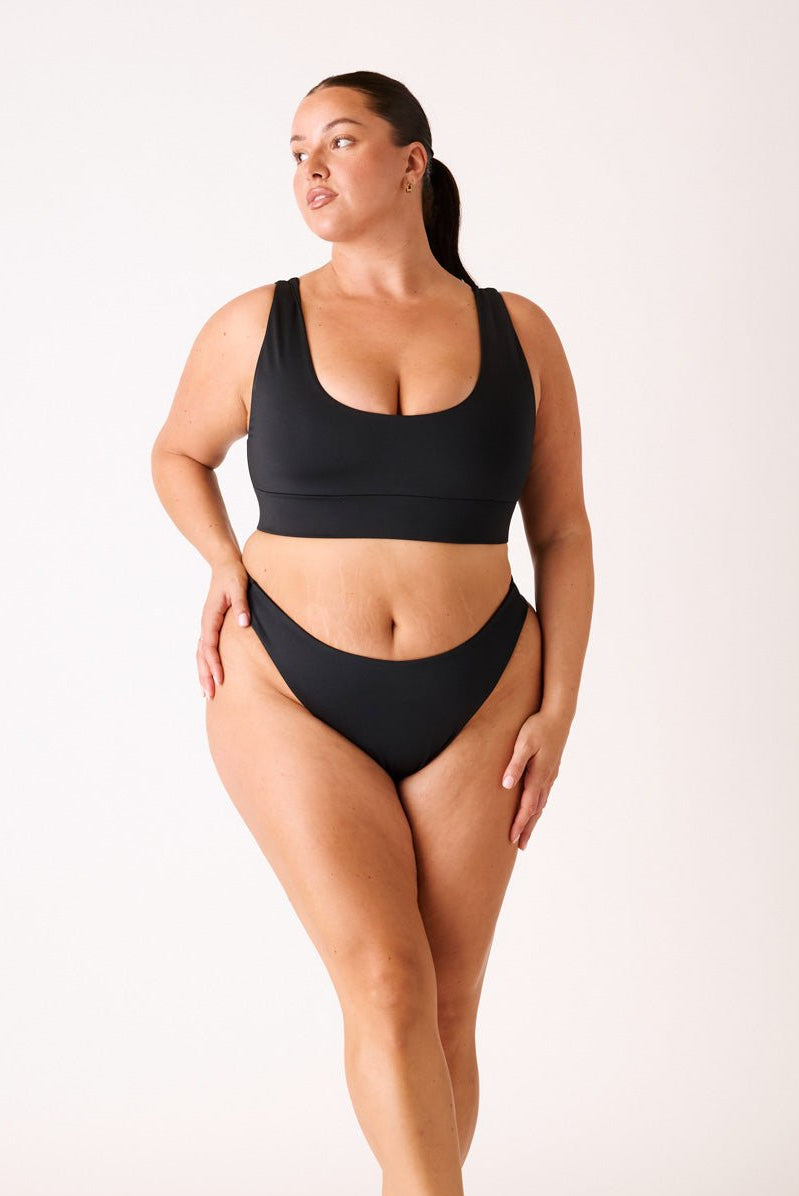 The Thong Bottom - Matte Black