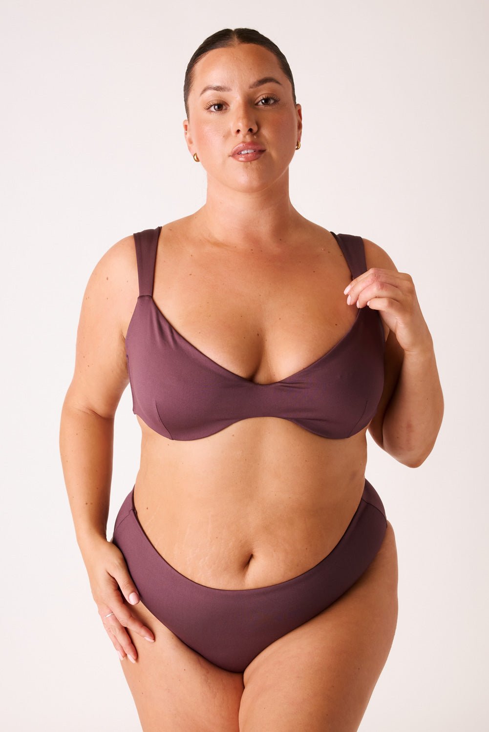 The Sweetheart Underwire Top - Fig