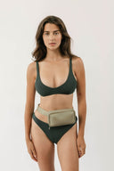 The Orea Waterproof Belt Bag - Olive Taupe