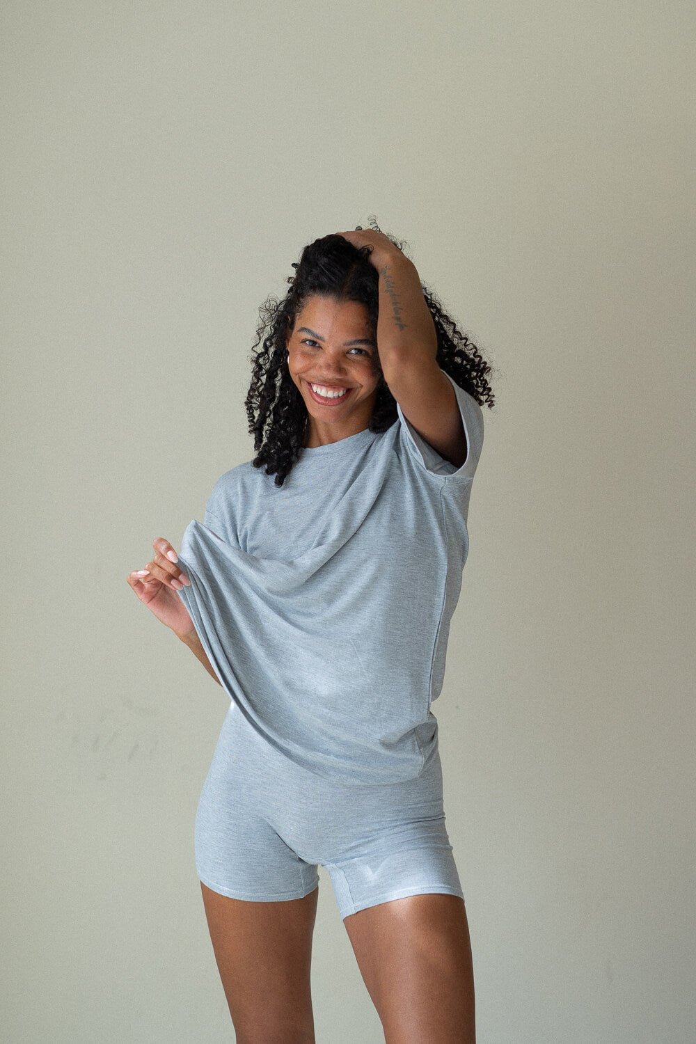 The Cool-Comf Lounge T-Shirt - Heather Gray