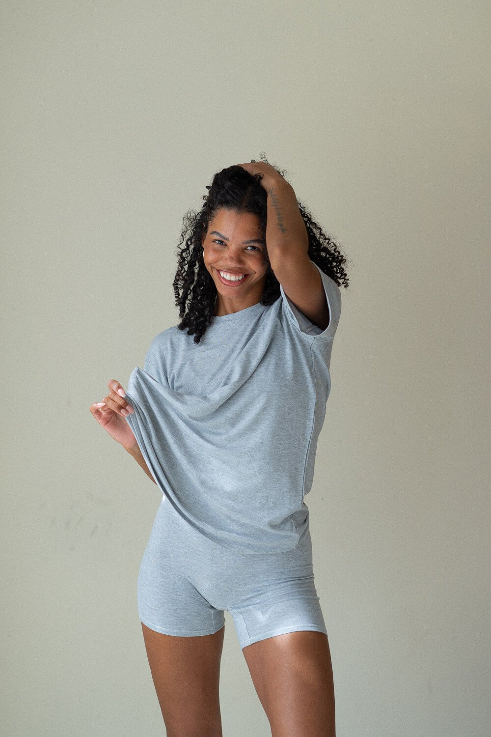 The Cool-Comf Lounge T-Shirt - Heather Gray